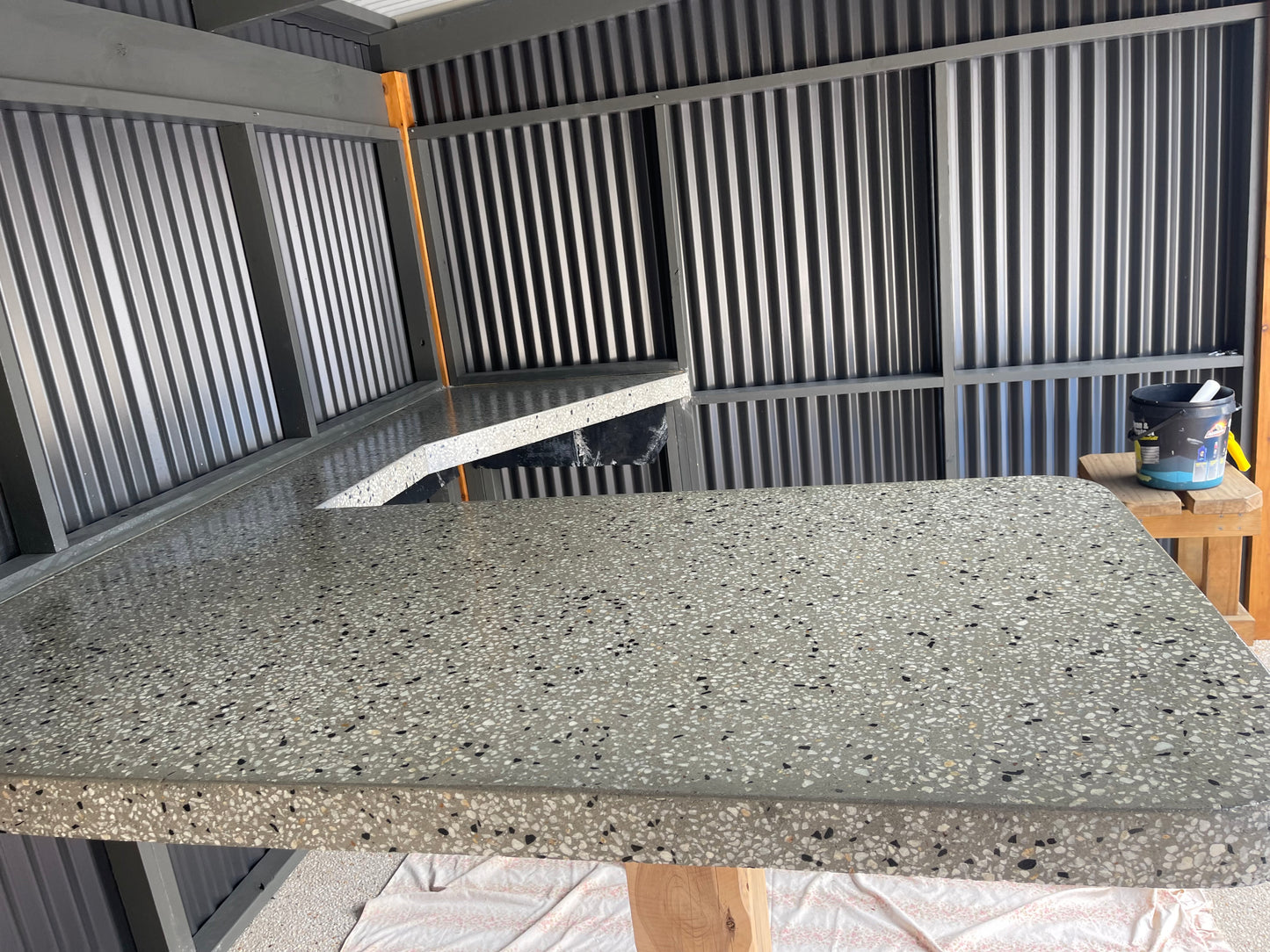 Outdoor Concrete Benchtops